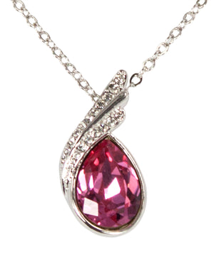 Water Drop Swarovski Crystal Element Pendant | Dahlia
