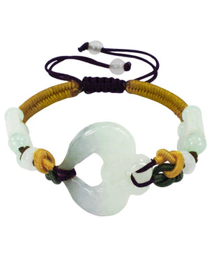 Heart Love Jade Bracelet Jadeite Jade Green Chinese Good Luck Dahlia Stone Gemstone Certified Genuine fortune