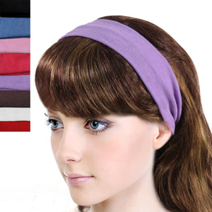 Simple Solid Color Stretch Headband