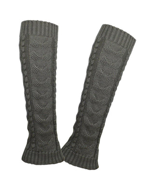 Cable Knit Leg Warmers