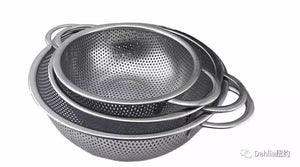 Stainless Steel Strainer Set of 3 食品级不锈钢沥水篮三件套
