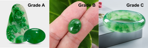 Grade A Natural Jadeite Jade vs Treated Jade Grades B and C