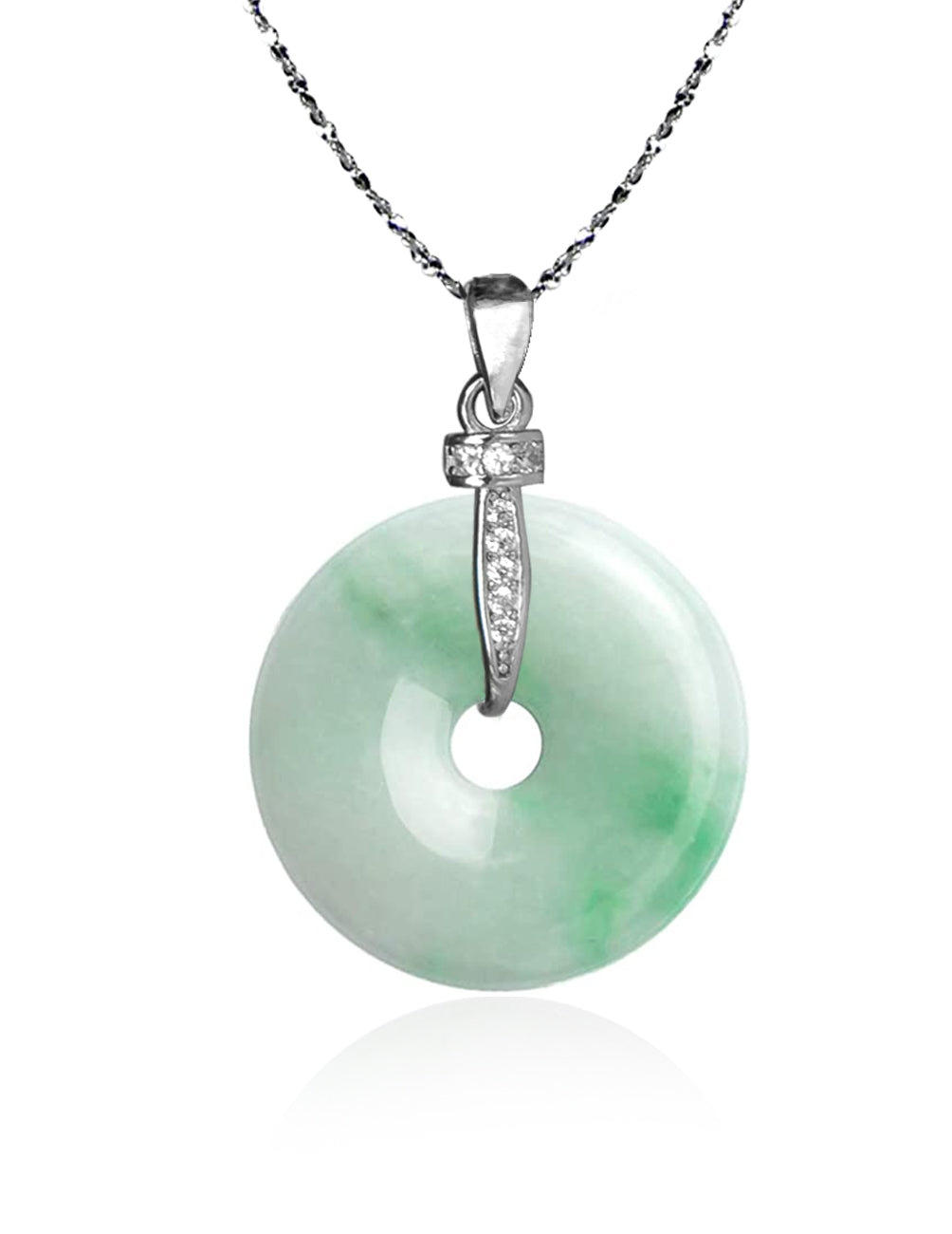 Anello Chic in argento sterling con zircone verde di Ceylon, 0,227 carati Anello Chic in argento sterling con zircone verde di Ceylon, 0,227 carati