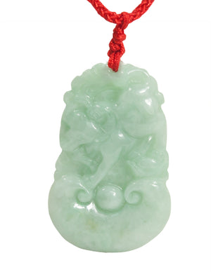 Jade Necklace | Chinese Zodiac Jade Pendant Necklace | Dahlia
