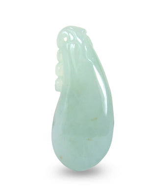 Fu Lu Shou Jade Necklace Pendant Jadeite Jade Green Chinese Good Luck Dahlia Stone Gemstone Certified Genuine fortune