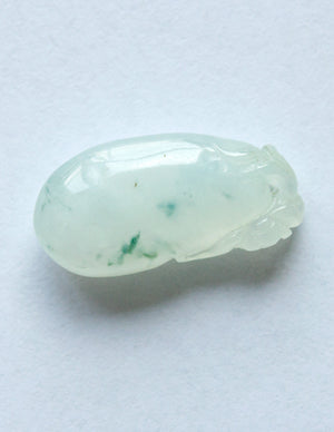 Fu Lu Shou Jade Necklace Pendant Jadeite Jade Green Chinese Good Luck Dahlia Stone Gemstone Certified Genuine fortune