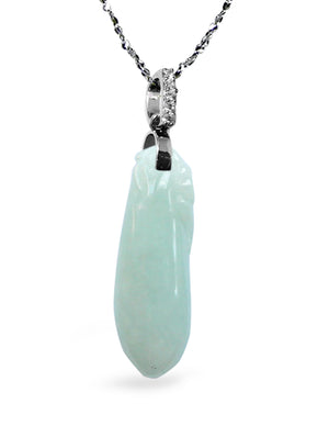 Fu Lu Shou Jade Necklace Pendant Jadeite Jade Green Chinese Good Luck Dahlia Stone Gemstone Certified Genuine fortune