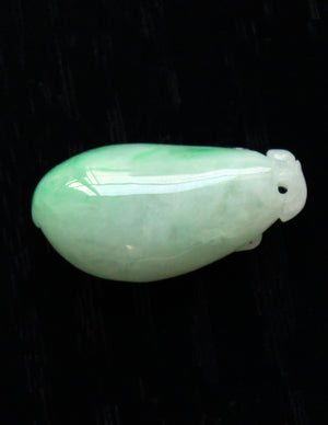 Fu Lu Shou Jade Necklace Pendant Jadeite Jade Green Chinese Good Luck Dahlia Stone Gemstone Certified Genuine fortune