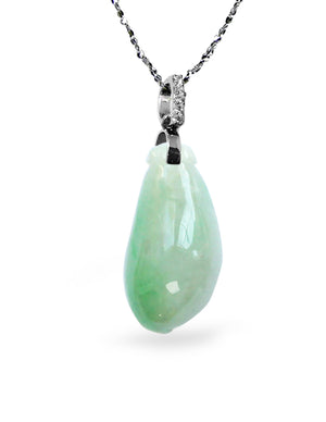 Fu Lu Shou Jade Necklace Pendant Jadeite Jade Green Chinese Good Luck Dahlia Stone Gemstone Certified Genuine fortune