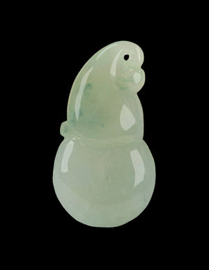 Fu Lu Shou Jade Necklace Pendant Jadeite Jade Green Chinese Good Luck Dahlia Stone Gemstone Certified Genuine fortune