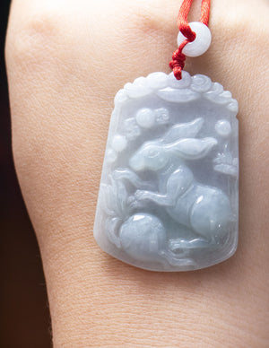 Chinese Fu Zodiac Jade Necklace Jadeite Jade Green Chinese Good Luck Dahlia Stone Gemstone Certified Real