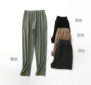 Men's household pants Dahlia质选出口日本德绒家居裤-羊绒质感/保温透气/不起静电/不起球/亲肤无刺激