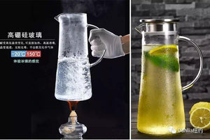 Borosilicate Glass Clear Pitcher 高硼硅玻璃凉热水壶