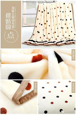 Dahlia Woolen Blanket 顶级云貂绒加厚毛毯空调被 居家旅游新生入校必备