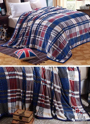 Dahlia Woolen Blanket 顶级云貂绒加厚毛毯空调被 居家旅游新生入校必备