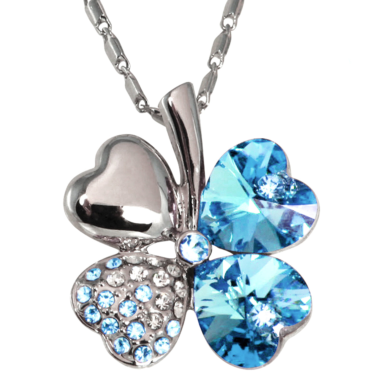 Swarovski 4 leaf clover necklace clearance