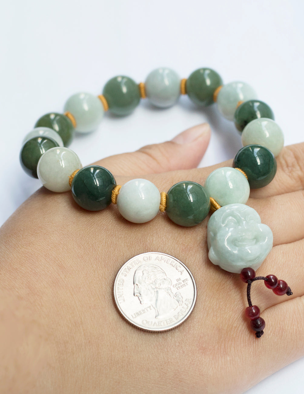 Buddha sales jade bracelet