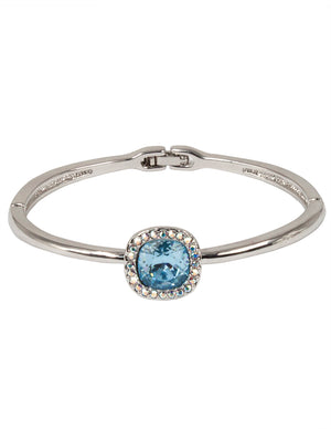 Princess Swarovski Crystal Elements Bangle - Blue | Dahlia