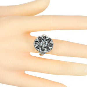 [product type] | Poison Locket Seed Pearl Sterling Silver Ring - Dahlia Vintage Collection | Dahlia