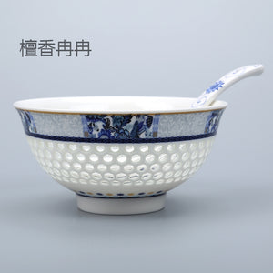 Honeycomb Porcelain Bowl玲珑蜂巢碗  pre-sale
