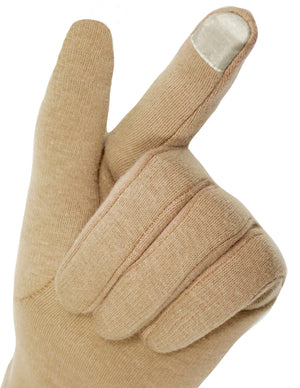 Four Button Accent Touchscreen Gloves