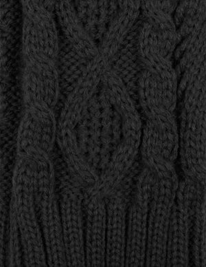 Fingerless Arm Warmer Gloves Aran Short