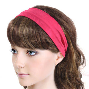 Simple Solid Color Stretch Headband