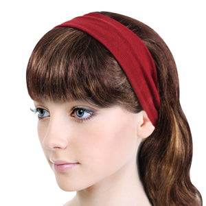 Simple Solid Color Stretch Headband