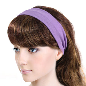 Simple Solid Color Stretch Headband
