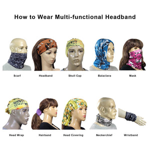 Multi-functional Neck Gaiter Balaclava Headwear