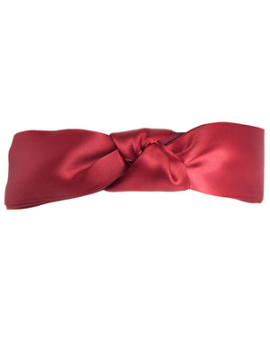Girl's Satin Holiday Ribbon Bow Headband