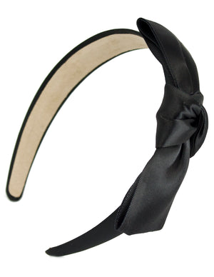 Girl's Satin Holiday Ribbon Bow Headband