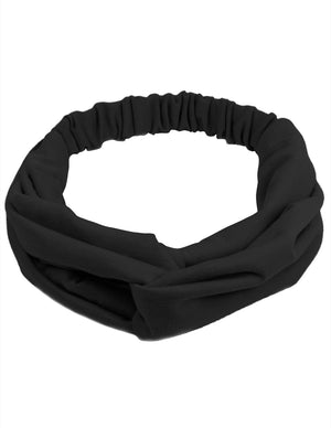 Twist Over Solid Color Elastic Headband