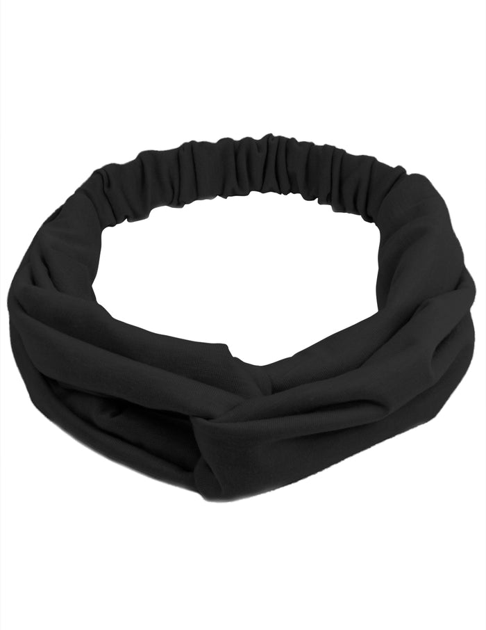 Twist Over Solid Color Elastic Headband