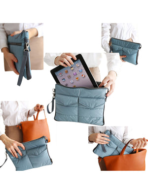 [product type] | Easy Carry Padded Case for iPad/iPad mini, Nook, Fire, Galaxy and 10-inch Tablet Devices | Dahlia