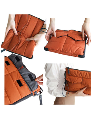 [product type] | Easy Carry Padded Case for iPad/iPad mini, Nook, Fire, Galaxy and 10-inch Tablet Devices | Dahlia