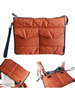 [product type] | Easy Carry Padded Case for iPad/iPad mini, Nook, Fire, Galaxy and 10-inch Tablet Devices | Dahlia