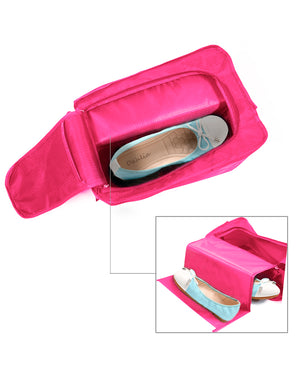 [product type] | Dahlia Easy Travel Organizer - Portable Shoe Bag | Dahlia