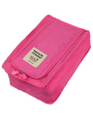[product type] | Dahlia Easy Travel Organizer - Portable Shoe Bag | Dahlia