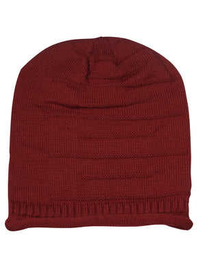 Men's Knit Slouchy Beanie, Soft & Warm Hat