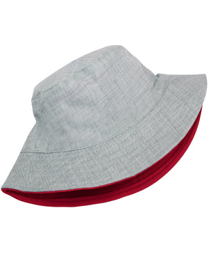 Solid Color Sun Bucket Hat with Adjustable Cord