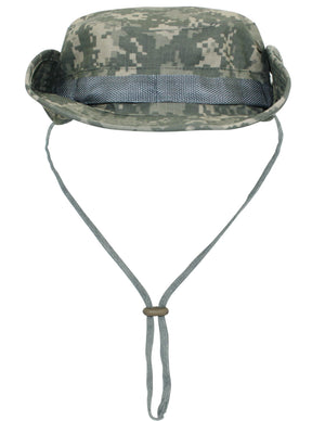 Military Camouflage Boonie Bucket Summer Sun Hat - Gray