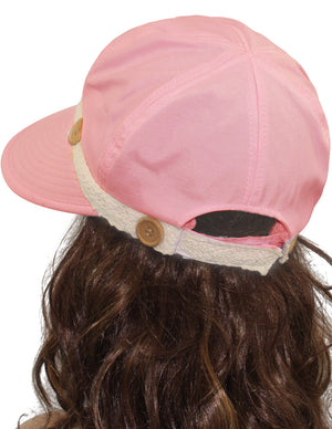 Two in One Lace Edge Wide Brim Visor Summer Sun Cap