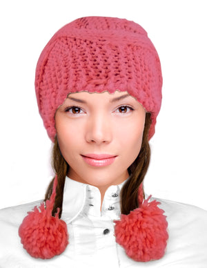 Multi-Use Two in One Knitted Hat Neck Scarf