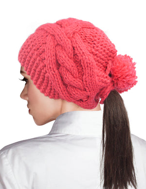 Multi-Use Two in One Knitted Hat Neck Scarf