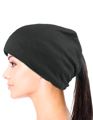 Multi-Function Beanie Hat - Open Solid Color