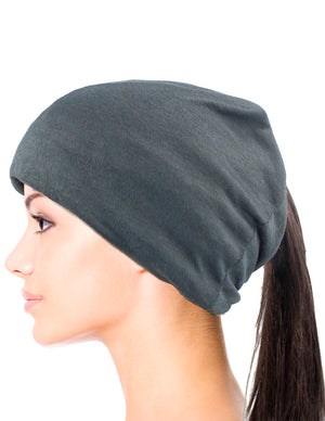 Multi-Function Beanie Hat - Open Solid Color