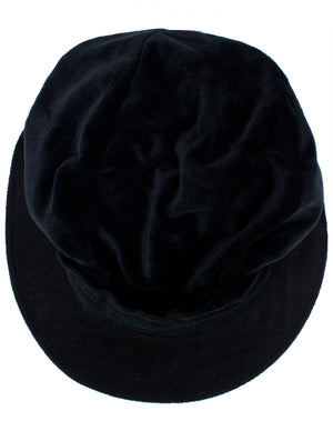 Wool Blend Newsboy Hat - Belt Spliced Slouch