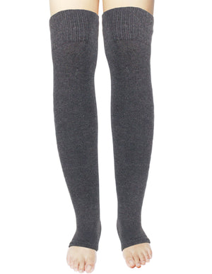 Wool Blend Leg Warmers Solid Color