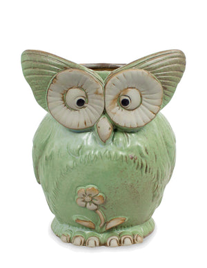  Vintage Ceramic Owl Succulent Pot | Plant Pot Bonsai | Dahlia